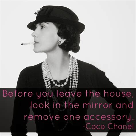 coco chanel accessories quote